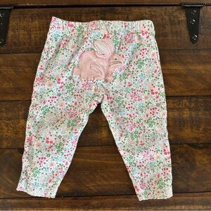 Carter’s Floral Baby Pants with Bunny Patch